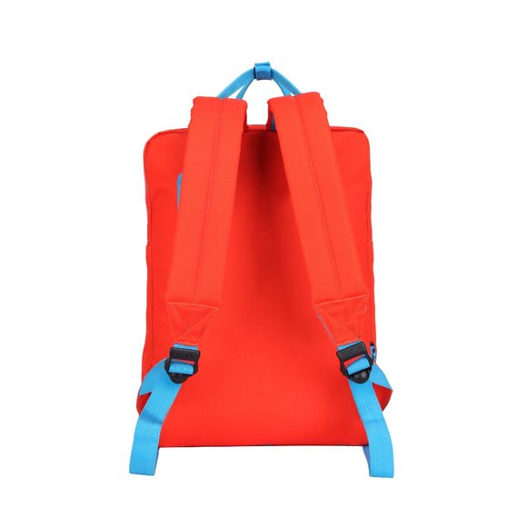 Oxford Style Orange Blue Backpack for active ones - Picture 3 of 4